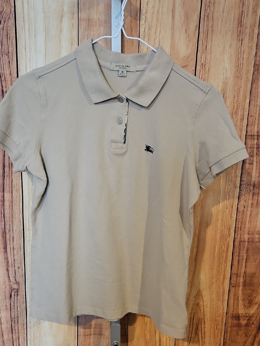 Burberry Pique Polo Top